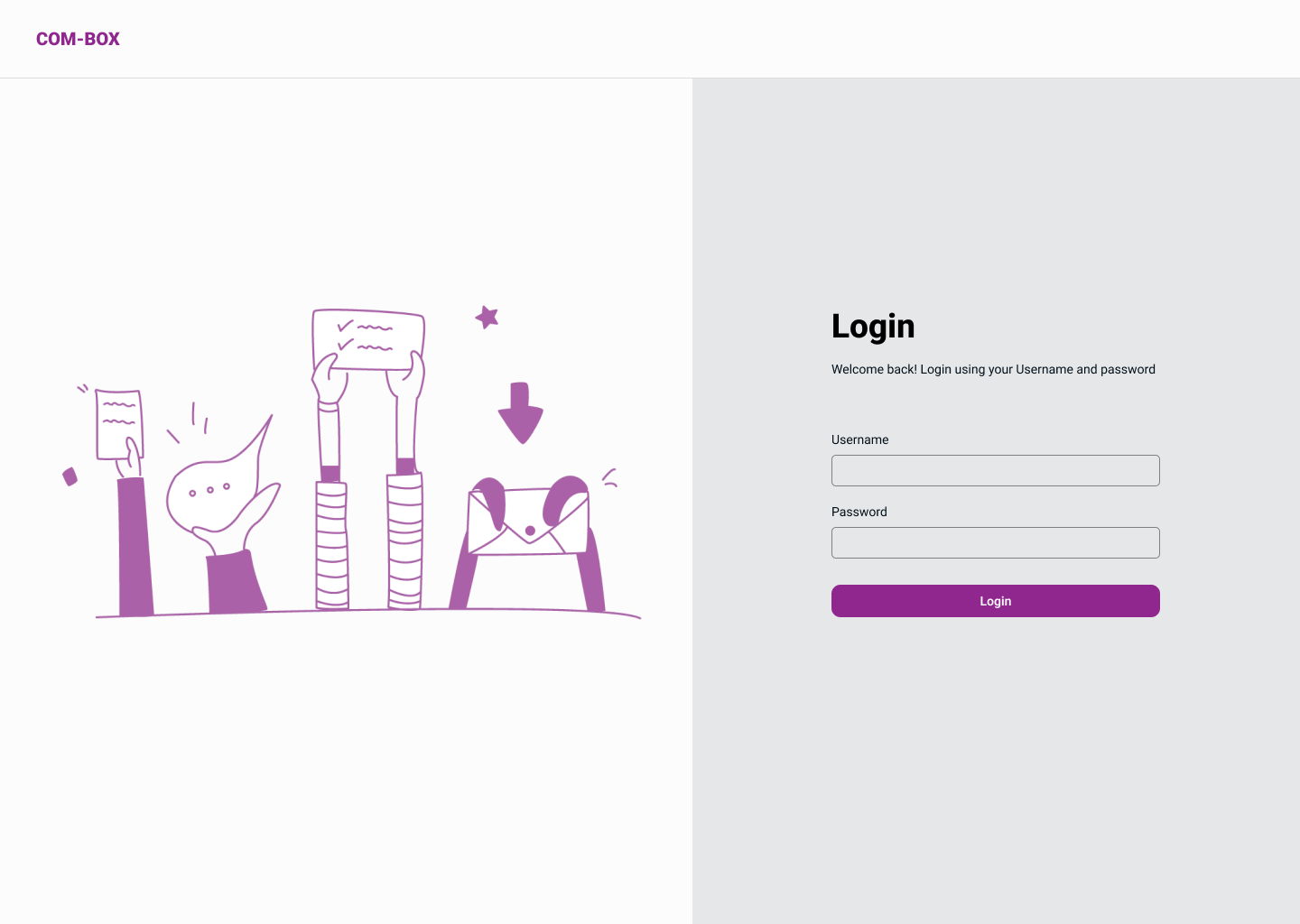 combox login